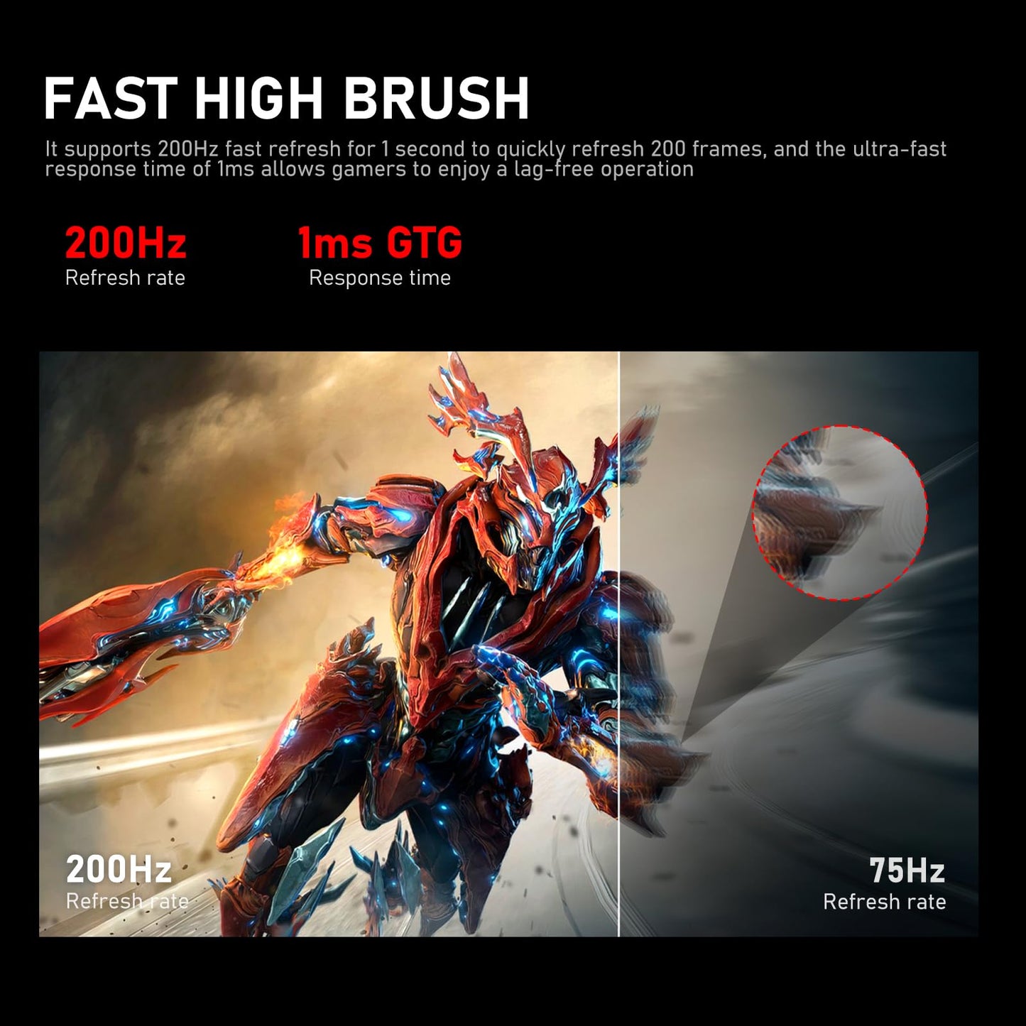 32 inch 2K QHD(2560×1440P) 165Hz Curved Gaming Monitor, PC Screen