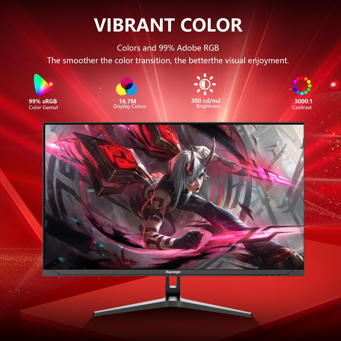 32 inch 4K Gaming Computer Monitor 60Hz UWQHD 3840x2160