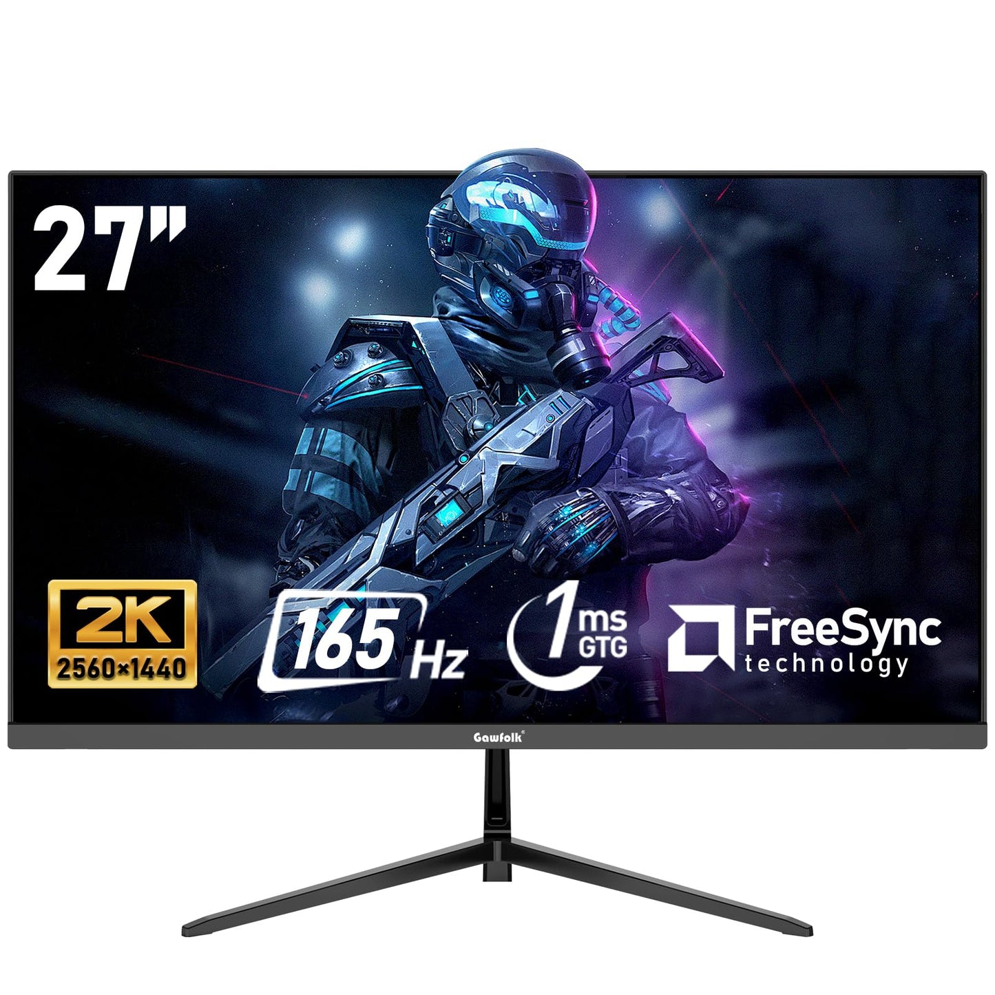 32 inch 2K QHD(2560×1440P) 165Hz Curved Gaming Monitor, PC Screen