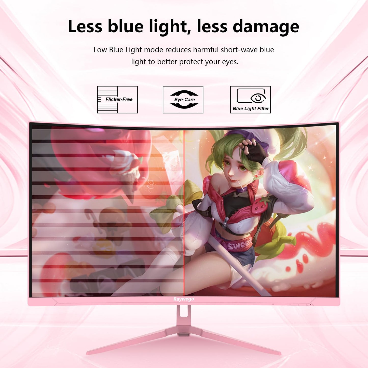 32 inch 4K Gaming Computer Monitor 60Hz UWQHD 3840x2160