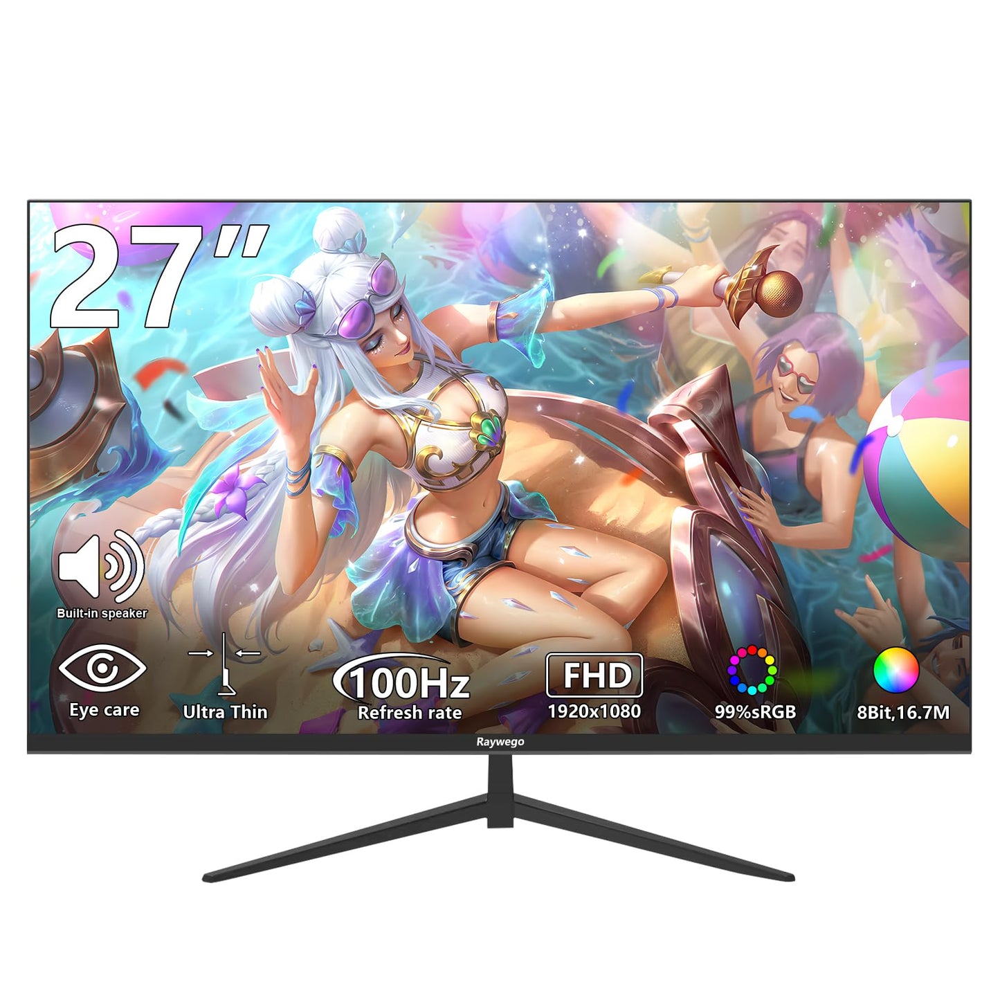 32 inch 4K Gaming Computer Monitor 60Hz UWQHD 3840x2160