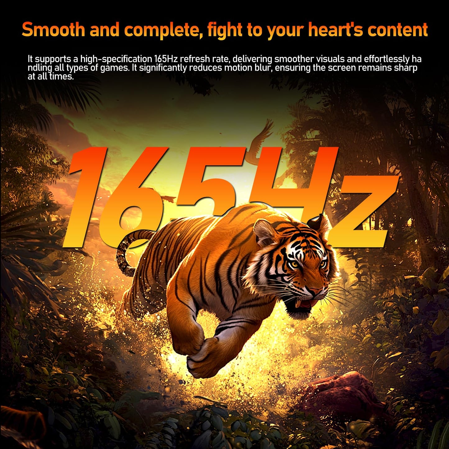 32 inch 2K QHD(2560×1440P) 165Hz Curved Gaming Monitor, PC Screen