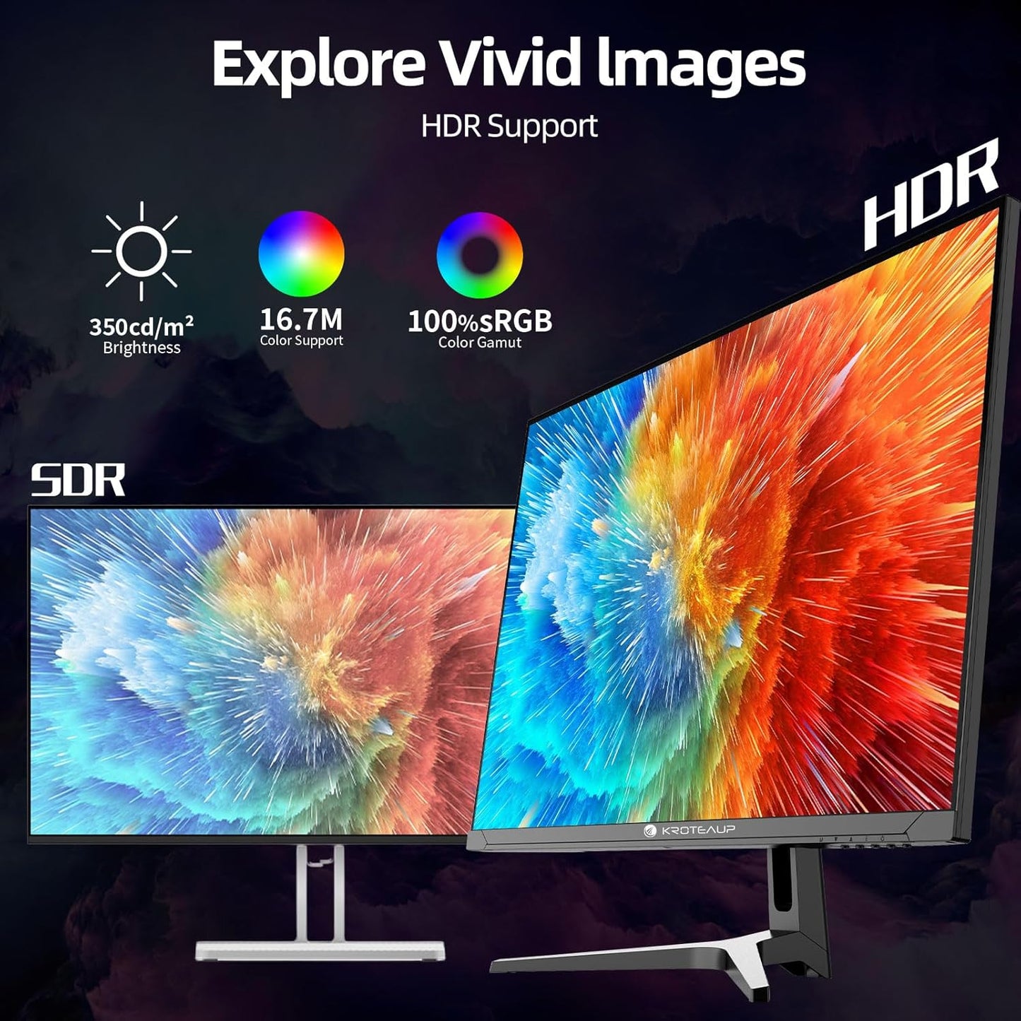 32 Inch UHD Gaming Monitor, (3840 X 2160) Computer Monitor