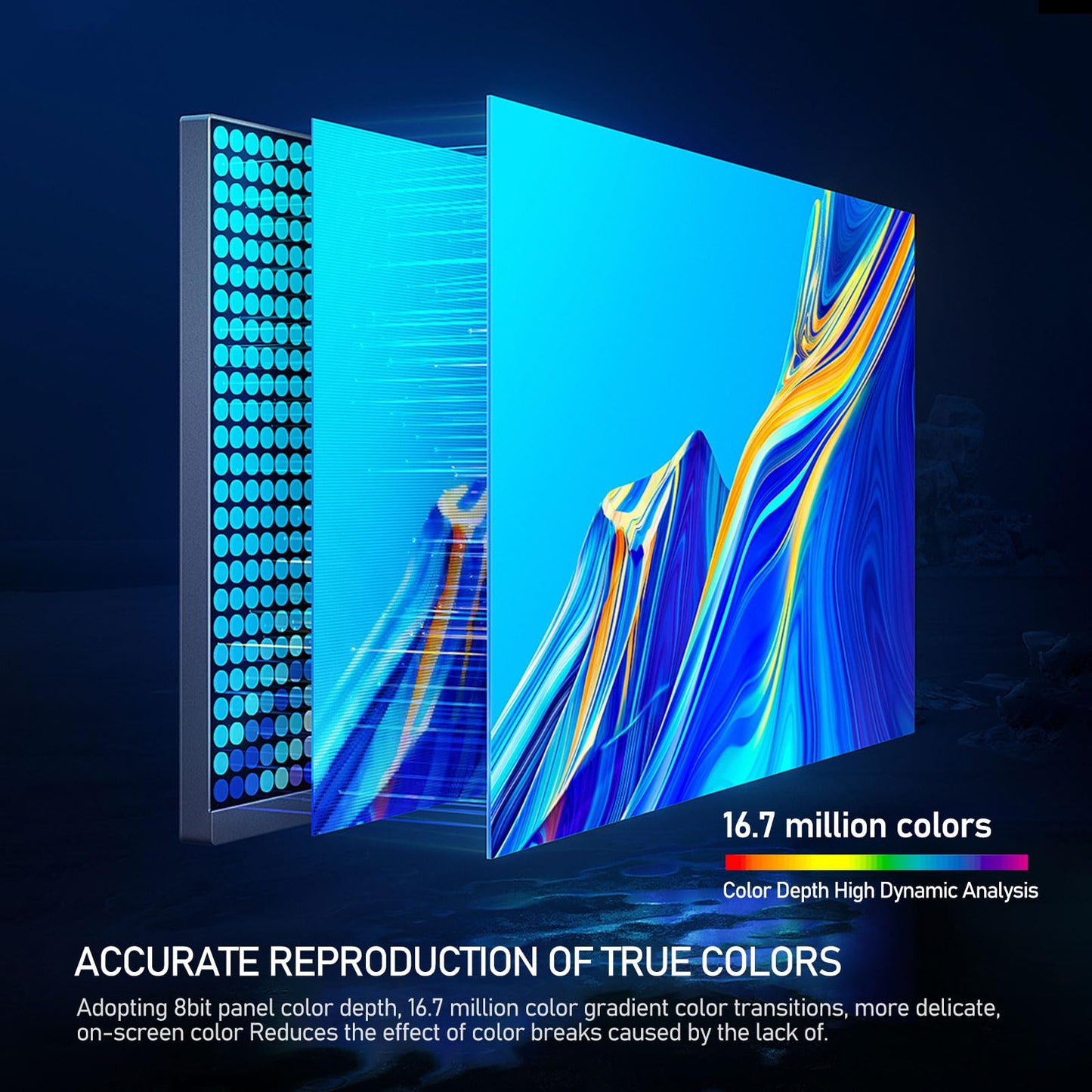 32 inch 2K QHD(2560×1440P) 165Hz Curved Gaming Monitor, PC Screen