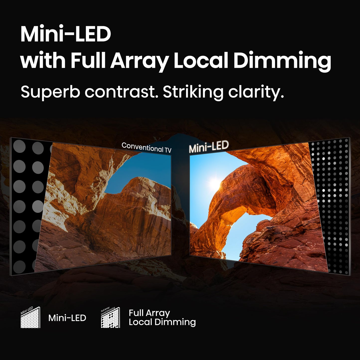 Hisense 75" Class QD7 Series Mini-LED 4K UHD Smart Fire TV (75QD7QF, 2025 Model) - QLED, Native 144hz, HDR10+, Dolby Vision, Dolby Atmos, Game Mode Pro, ALLM, Alexa Built in with Voice Remote, Black