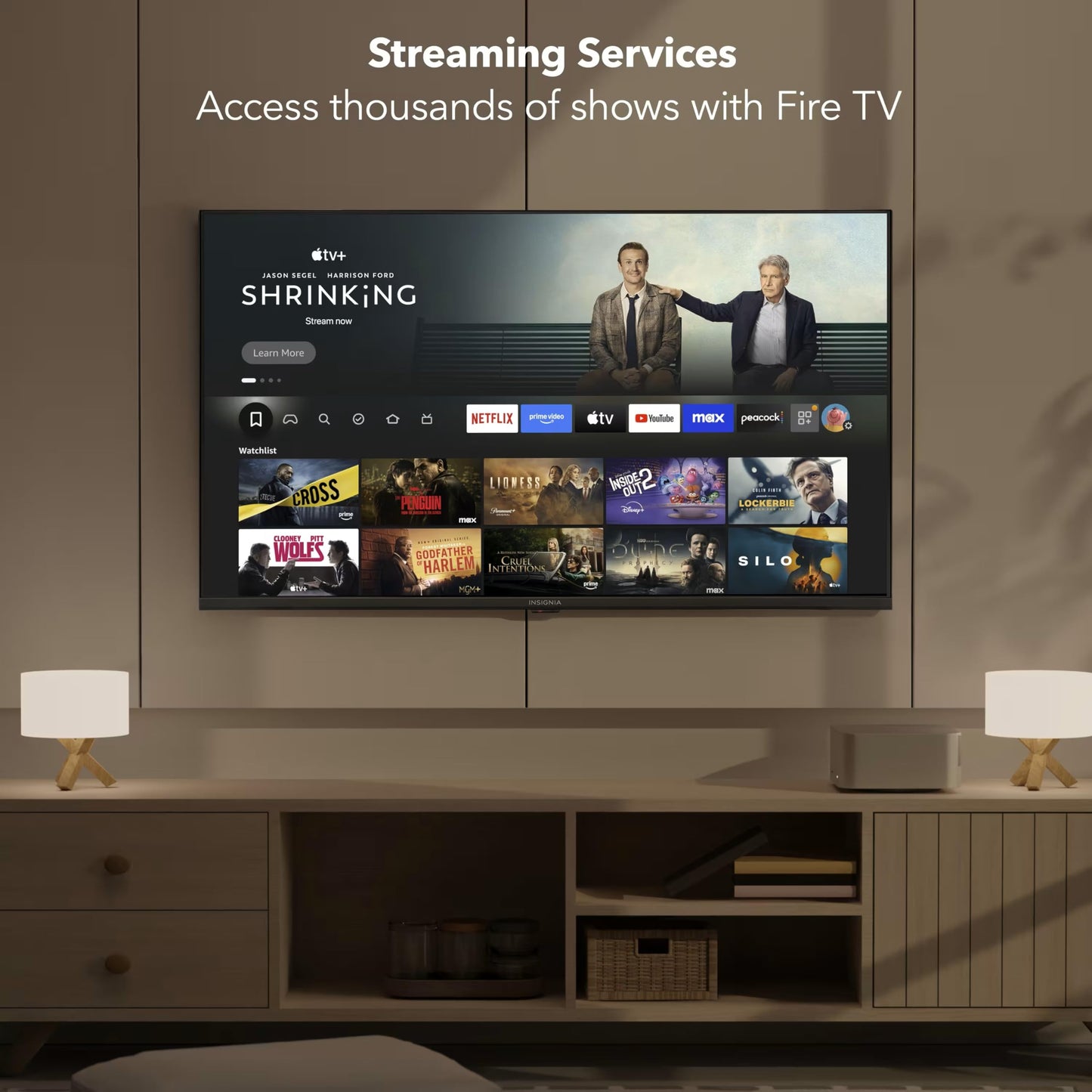 INSIGNIA 50-inch Class F50 Series LED 4K UHD Smart Fire TV with Alexa Voice Remote (NS-50F501NA26)