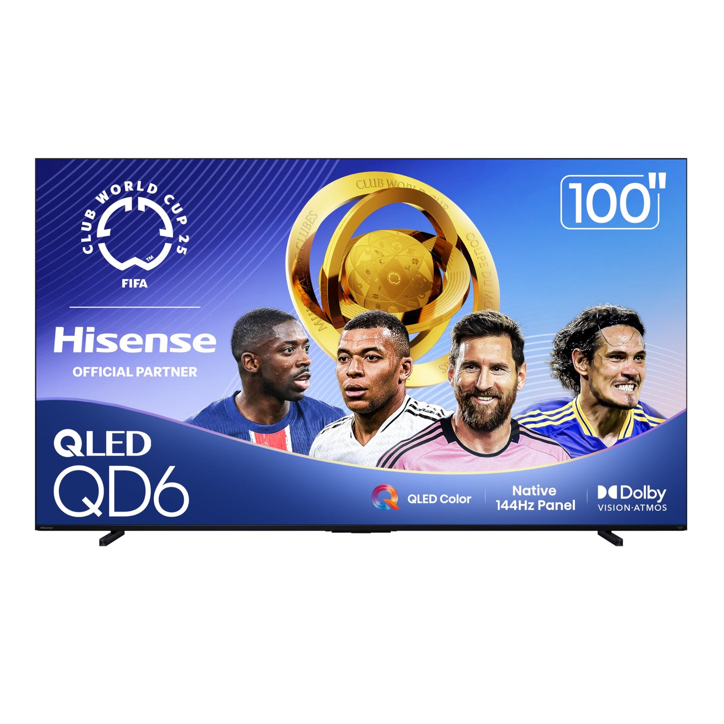 Hisense 65" Class QD6 Series (65QD6QF, 2025 Model) QLED 4K UHD Smart Fire TV, Voice Remote with Alexa, Dolby Vision, Dolby Atmos, Motion Rate 120, HDR 10+, Game Mode Plus, MEMC, VRR, ALLM