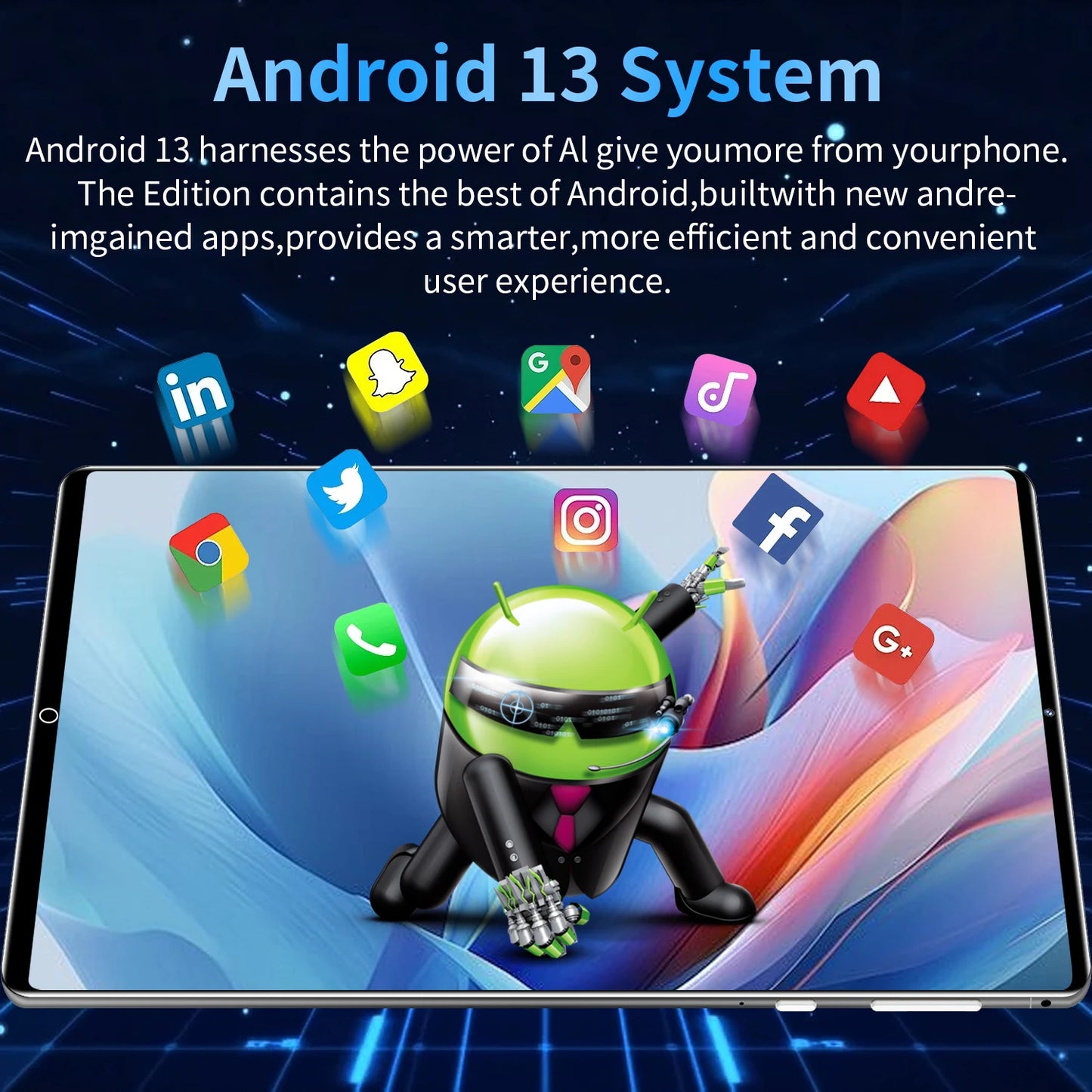 5G 2025 New Global Version 10.36 Inch tablet android 16GB+1TB ROM 16+32MP 12000mAh  Android13.0 Dual Sim Card GPS Bluetooth WIFI