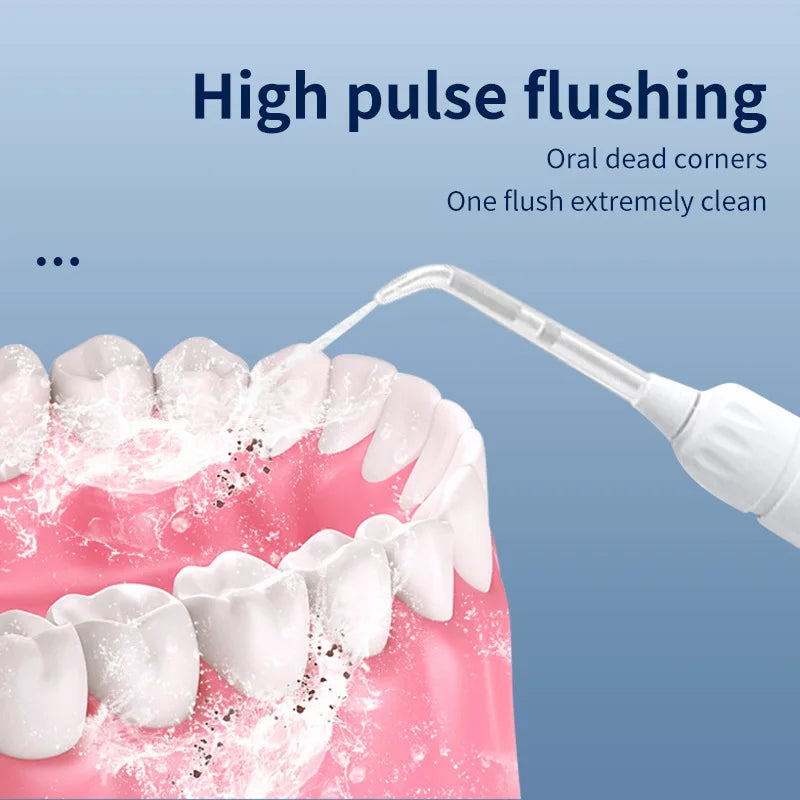 Water Dental Flosser Teeth Pick -Portable Oral Irrigator with Rechargeable Waterproof  Cleaner Pick Cordless for Home