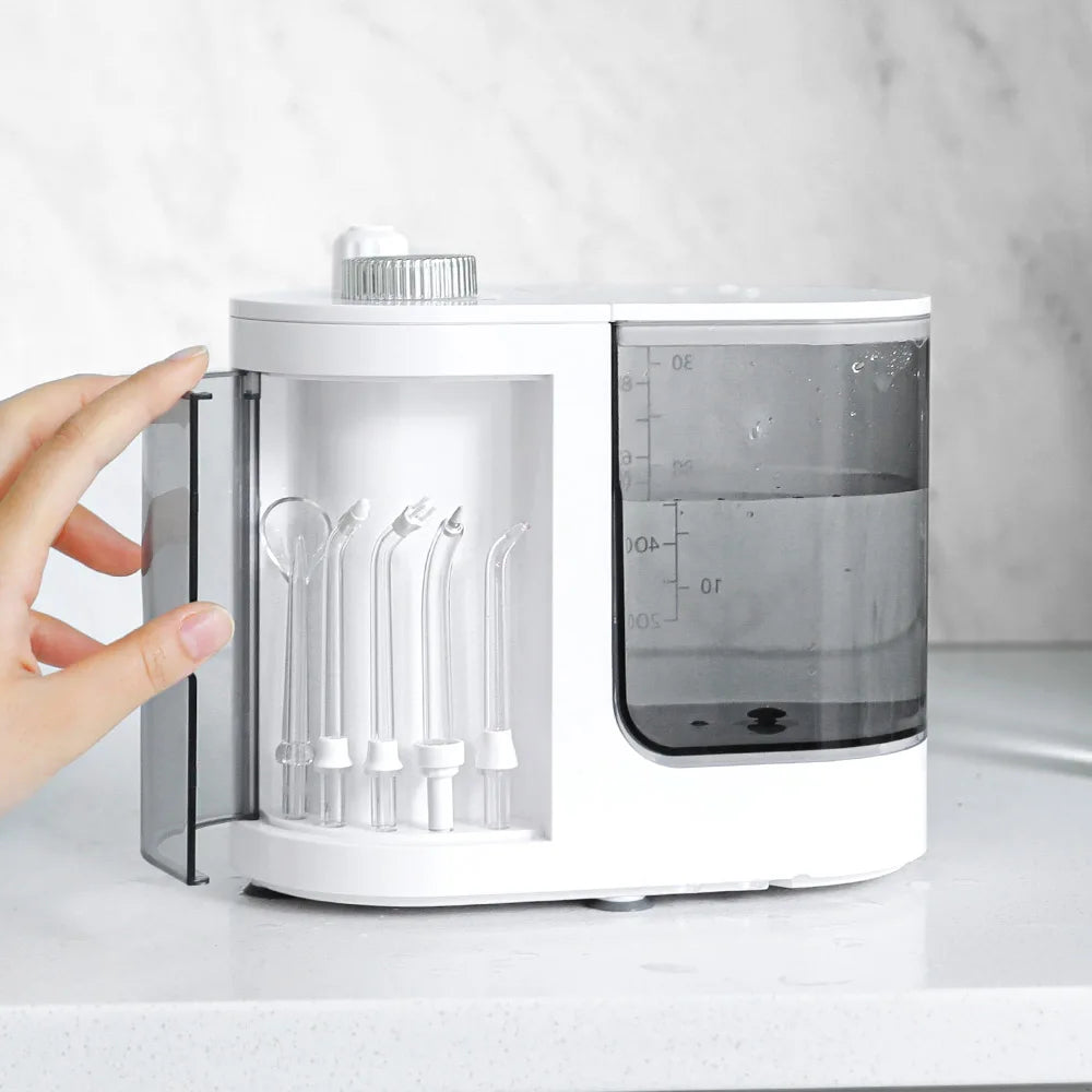 Water Dental Flosser Teeth Pick -Portable Oral Irrigator with Rechargeable Waterproof  Cleaner Pick Cordless for Home