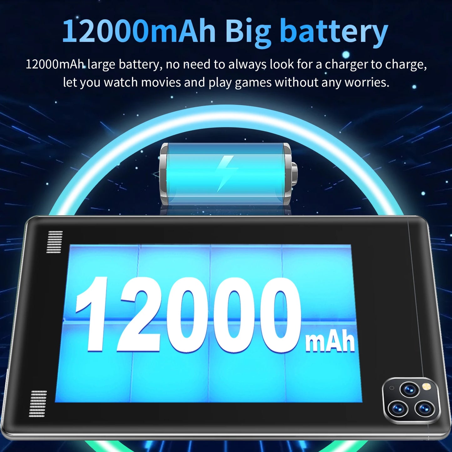 5G 2025 New Global Version 10.36 Inch tablet android 16GB+1TB ROM 16+32MP 12000mAh  Android13.0 Dual Sim Card GPS Bluetooth WIFI