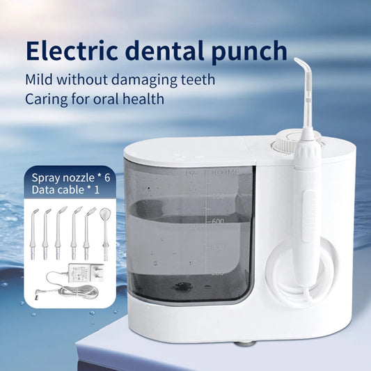 Water Dental Flosser Teeth Pick -Portable Oral Irrigator with Rechargeable Waterproof  Cleaner Pick Cordless for Home