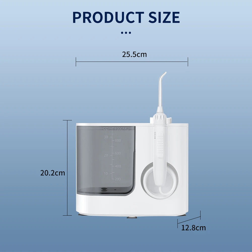 Water Dental Flosser Teeth Pick -Portable Oral Irrigator with Rechargeable Waterproof  Cleaner Pick Cordless for Home