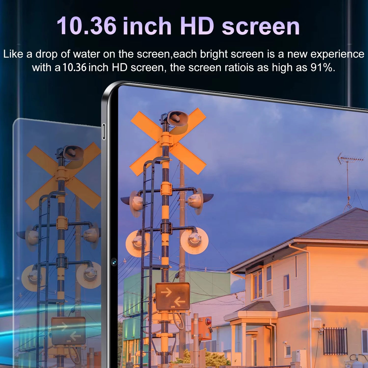 2025 5G New 10.36Inch Tablet Android 16GB RAM 1TB ROM Android 13.0 12000mAh Battery 16MP 32MP 10 Core Dual Sim Network Bluetooth