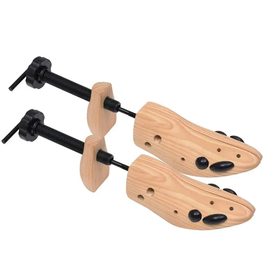 W2B VidaXL Solid Pine Wood Shoe Trees Size 36-40 Cedar Wood for Effective Protection