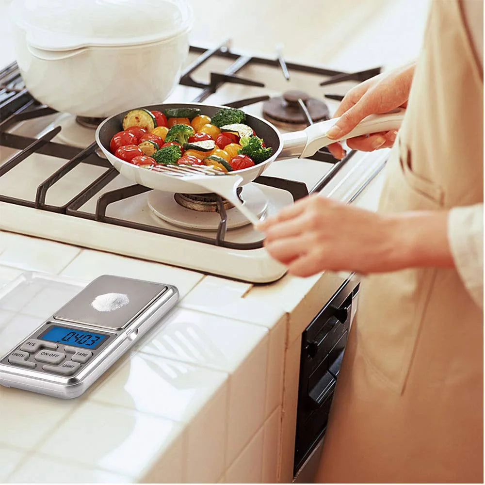 Jewelry Mini Stainless Steel Electronic Scale Digital Pocket Scale Gold Gram Balance Weight Scale Portable Pocket Scale