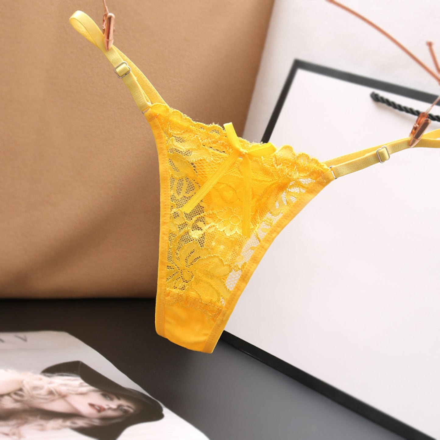 Women Lace Panties Thongs Adjustable Women G-String T-Back Briefs Underwear Ladies Panties Sexy Lingerie Bowknot Tangas стринги