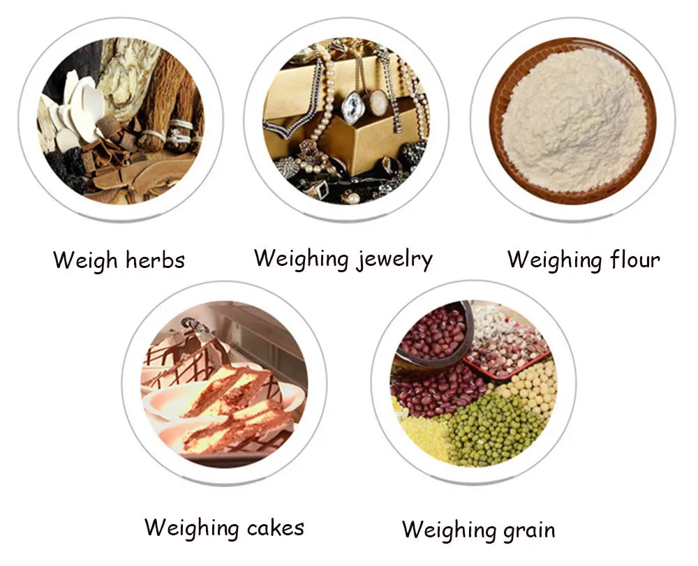 Jewelry Mini Stainless Steel Electronic Scale Digital Pocket Scale Gold Gram Balance Weight Scale Portable Pocket Scale