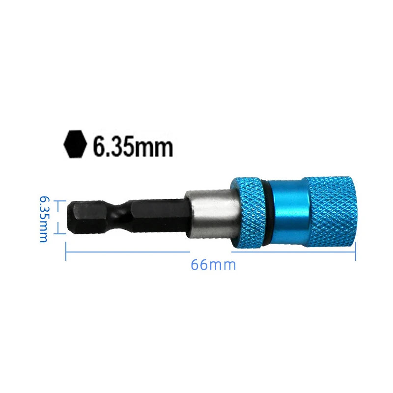 1pcs Hex Shank Screw Depth Magnetic Screwdriver Bit Holder 1/4 Inch Hex Driver with Drill Bits Bar Extension Scewdriver Bit