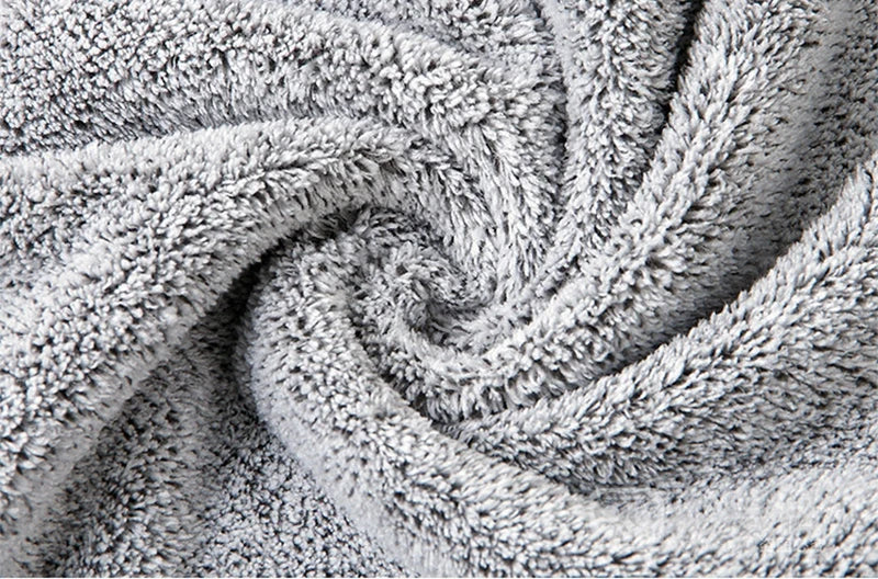 Bamboo Charcoal Fiber Hair Towels Bath Head Turban Wrap Quick Dry Anti-Frizz Hair Towels For Drying Hair Women Girls Bathroom