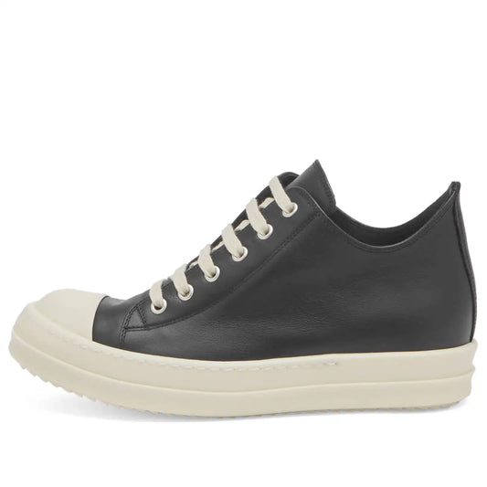 Men's Owens Leather Sneakers Unisex Designer Retro Low-top Board Shoes Black
