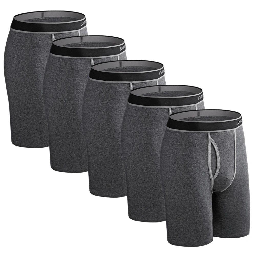 5Pcs Set Boxer Men Underpants Male Cotton Men's Panties Underwear Man Boxershorts Homme High Quality Underware Shorts Calson