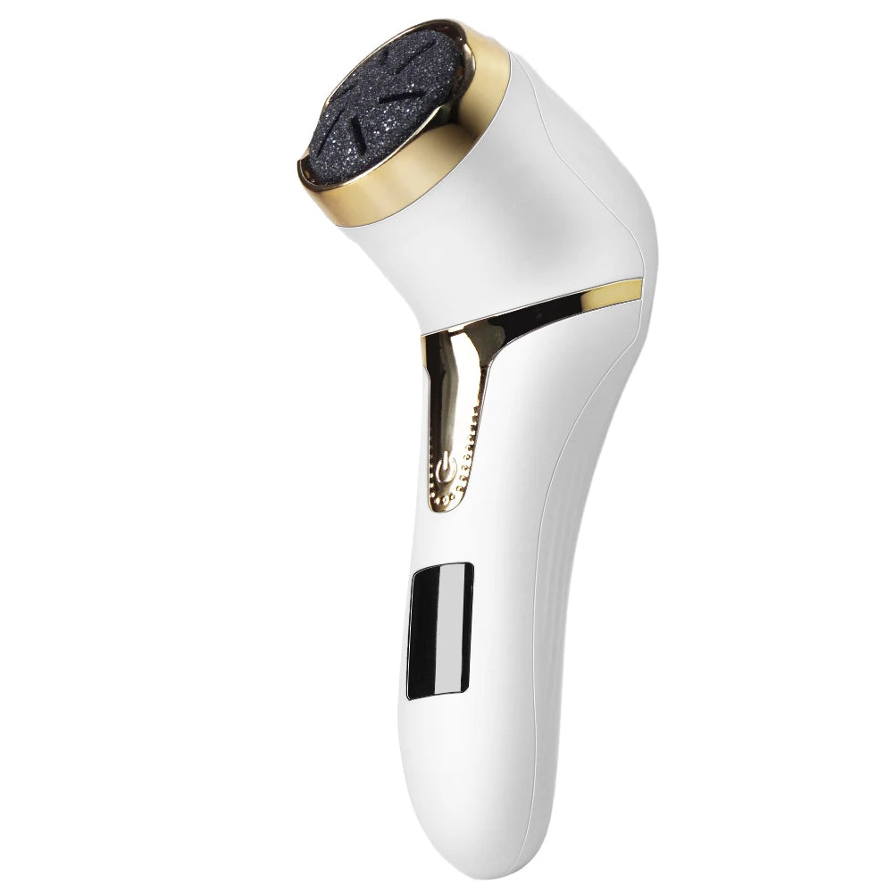 IPX7 Portable Electric Foot File Callus Remover Pedicure Tool for Feet Adjustable Speed Foot File with Sandpaper Discs