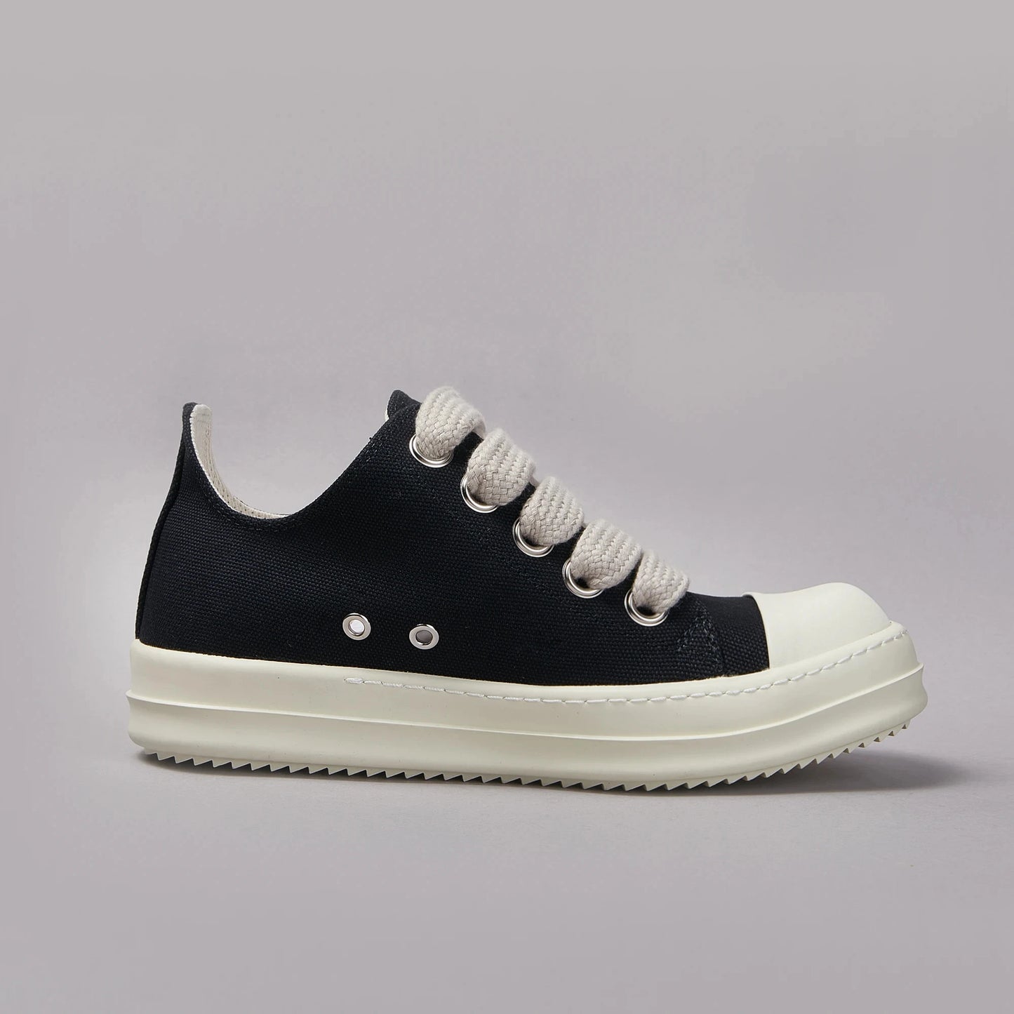 Men's Owens Leather Sneakers Unisex Designer Retro Low-top Board Shoes Black