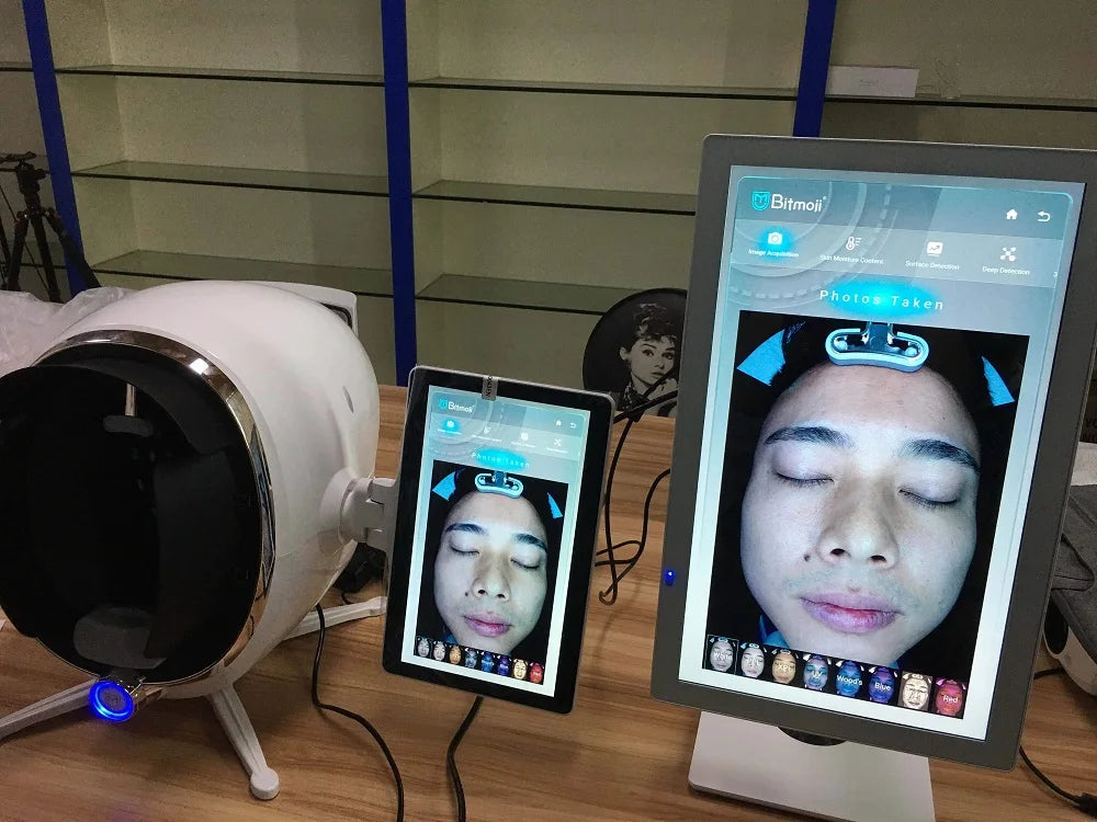 2025 Professional 3D Magic Mirror Skin Analyzer: Advanced Monitor, Detector & Camera for Facial Machines, Perfect for Salon Skin