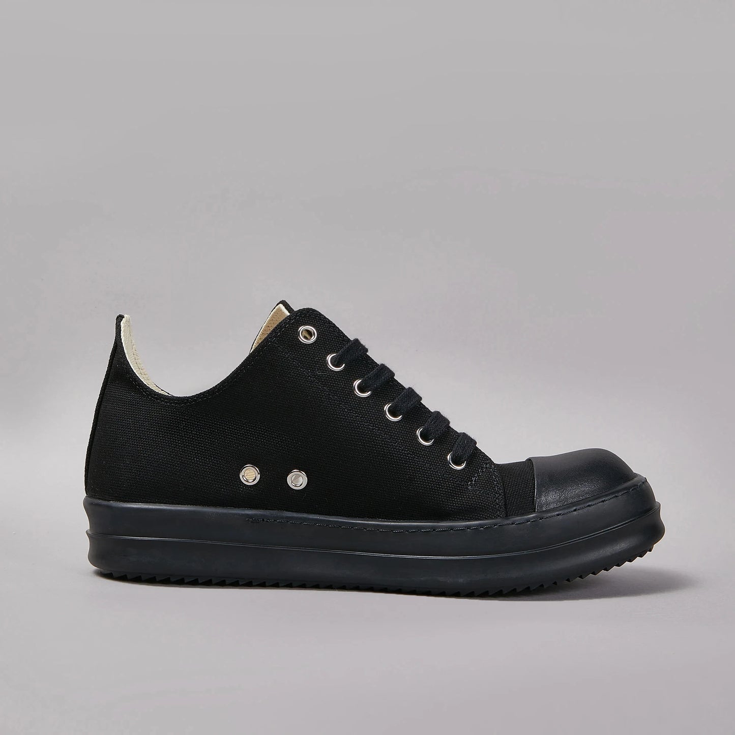Men's Owens Leather Sneakers Unisex Designer Retro Low-top Board Shoes Black