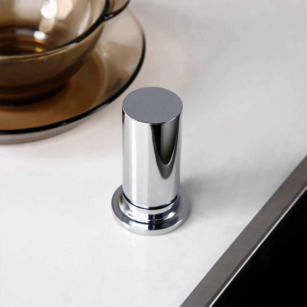 Bathroom Kitchen Basin Faucet Deck Mounted Hot & Cold Water Smesiteli Chrome and Black Single Handle Dual Hole Pull Out