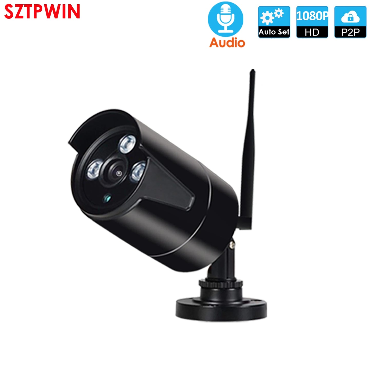 5MP 3MP Wireless IP Waterproof Security 1080P WiFi Audio Camera for Eseecloud IPPRO NVR Recorder CCTV System Kits