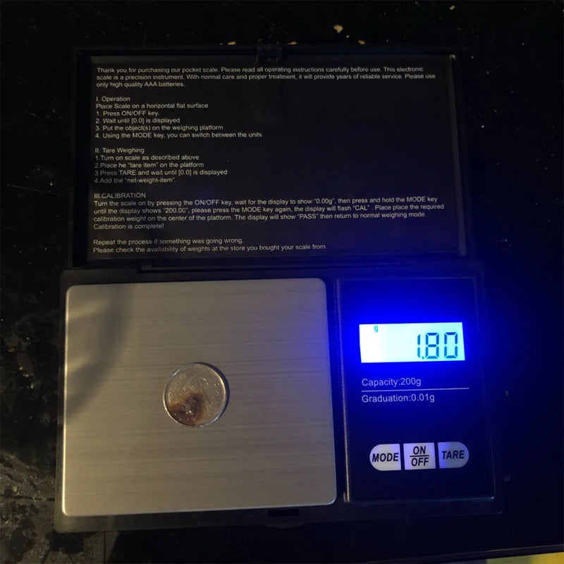 Jewelry Mini Stainless Steel Electronic Scale Digital Pocket Scale Gold Gram Balance Weight Scale Portable Pocket Scale