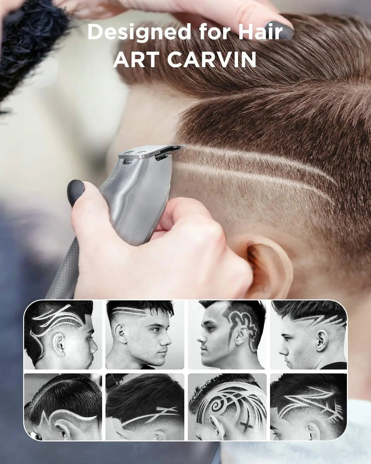 Limural Hair Clippers for Men Professional Hair Cutting Kit Beard Trimmer Barbers Cordless Close Cutting T-Blade Trimmer Kit