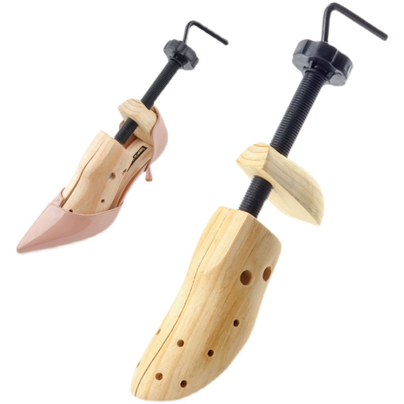 Solid Wood Shoe-Expansion Tool Men's and Women's Universal Shoe Stretcher Support Large Expander Width Expander Adjustable Shoe Stretcher Tool to Make Shoes Bigger