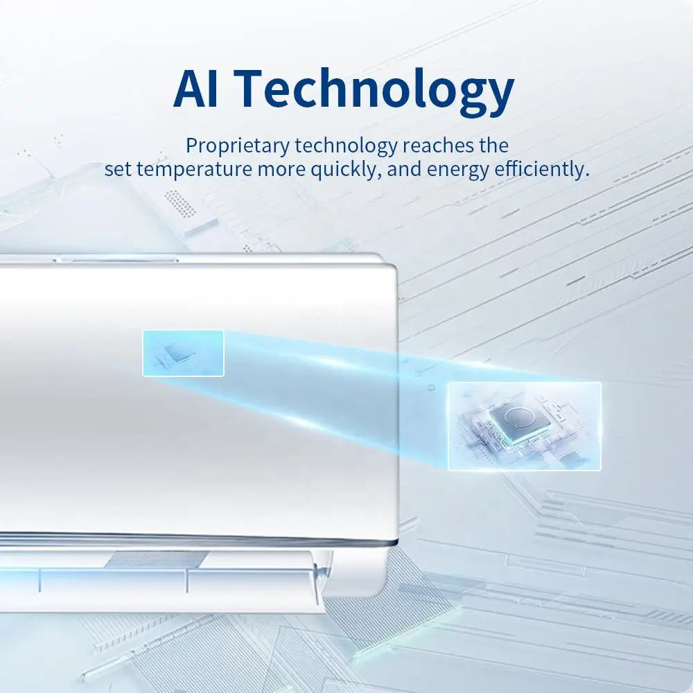 EU Standards Home Use 9000 12000 18000 24000 BTU Wall Mounted OEM 220v Mini Split Inverter Air Conditioner