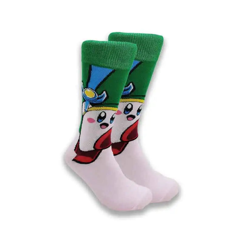 Fashionable design of men's and women's socks in spring and autumn young tube crew socks.