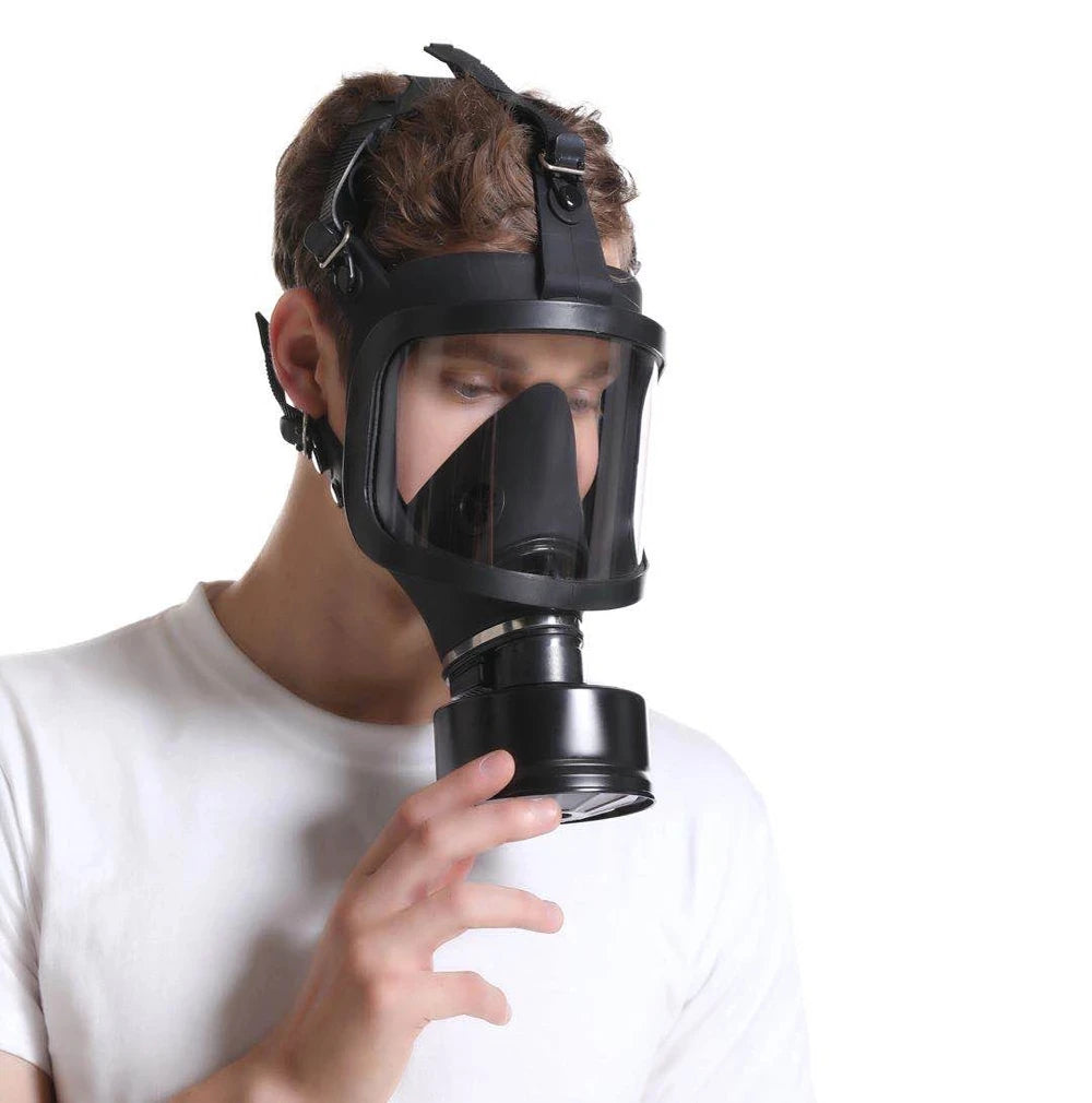 MF14 type 87 type gas mask irritating chemical dust-proof anti-pollution full-face gas mask anti-radiation mask dust-proof