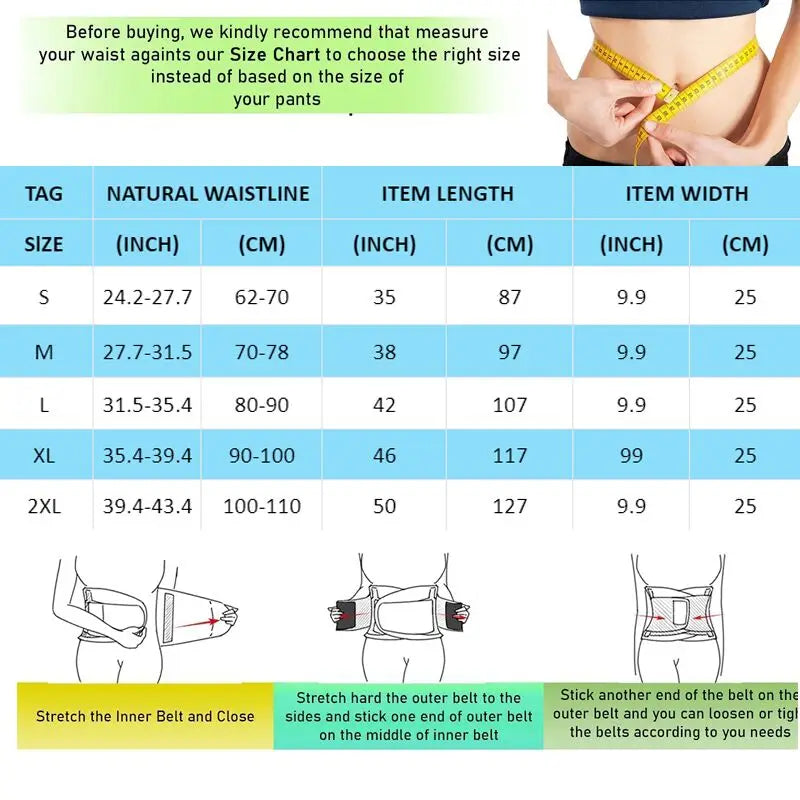 Waist Cincher Trimmer Men Waist Trainer Belt Back Support Wrap Fitness Gym Body Shaper Belt Slimming Belly Corset Workout Girdle