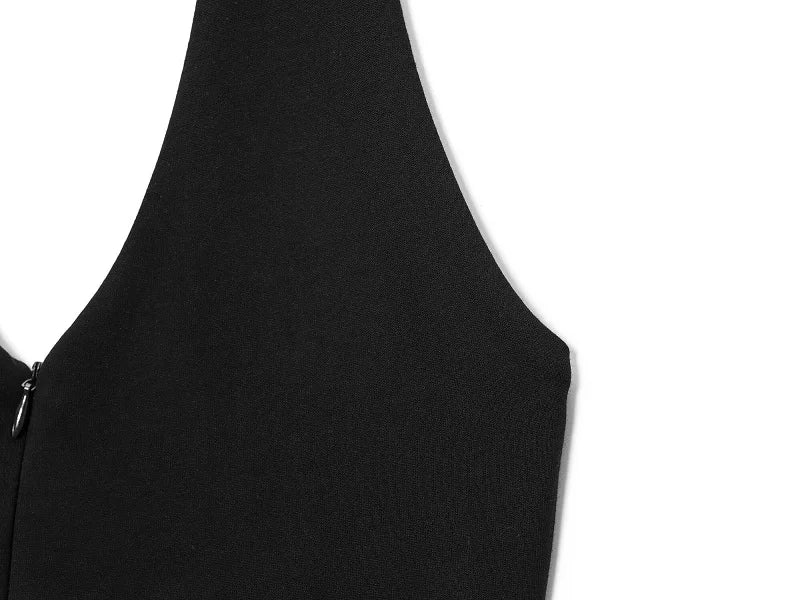MUJER 2025 Long Jumpsuit Woman Flared Fitness Jumpsuits for Women Black Summer Woman Jumpsuit Sexy Sleeveless Backless Overalls