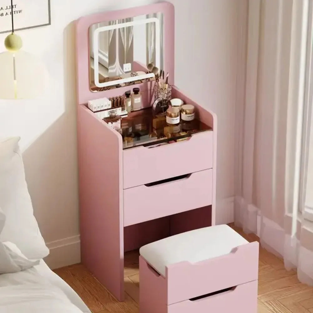 Wholesale Modern Dressing Table Bedroom Furniture White Color Makeup Vanity Makeup Table Vanities with Mirror
