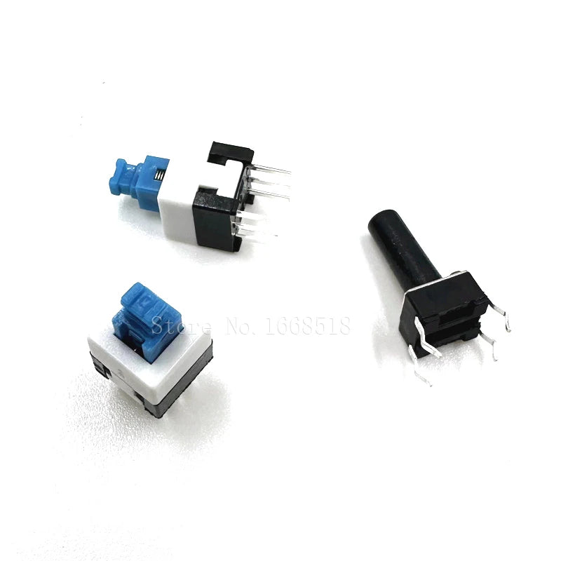 10 Values 180PCS Tactile Push Button Switch Mini Momentary Tact Assortment Kit DIY for Arduino Switch 6*6 4.3MM~13MM DIP 4P