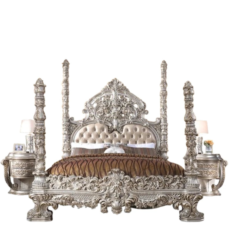 Double Light Luxury Bed Wedding European Frame Apartment Wedding Bed Modern High End Design Cama De Casal Bedroom Furniture