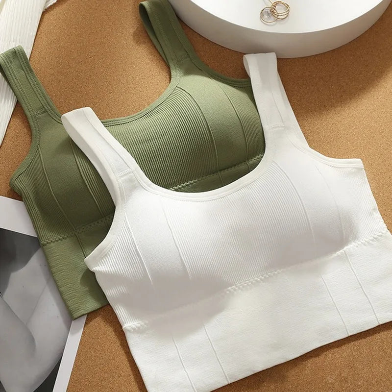 Breathable Sports Bra Anti-Sweat Fitness Top Women Seamless