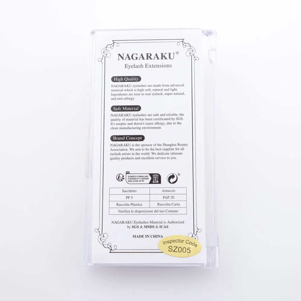 NAGARAKU Premade Spire Fairy Wings Eyelash Anime Effect Soft Plume Fluttering Eyelash Extensions Comic