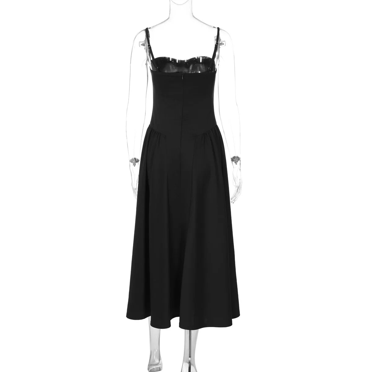 Ladies Elegant Evening Party Fashion Dress Women Sleeveless Backless Bodycon Maxi Dresses Night Club Streetwear Female Outfits
