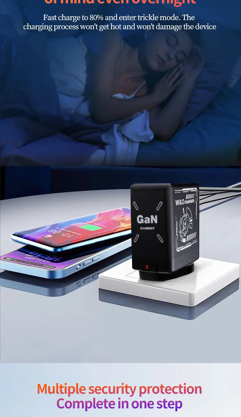 20W GaN Fast Charging USB C Charger Super Charge Adapter Multi-protocol Compatibility Charger For Huawei iPhone Samsung New