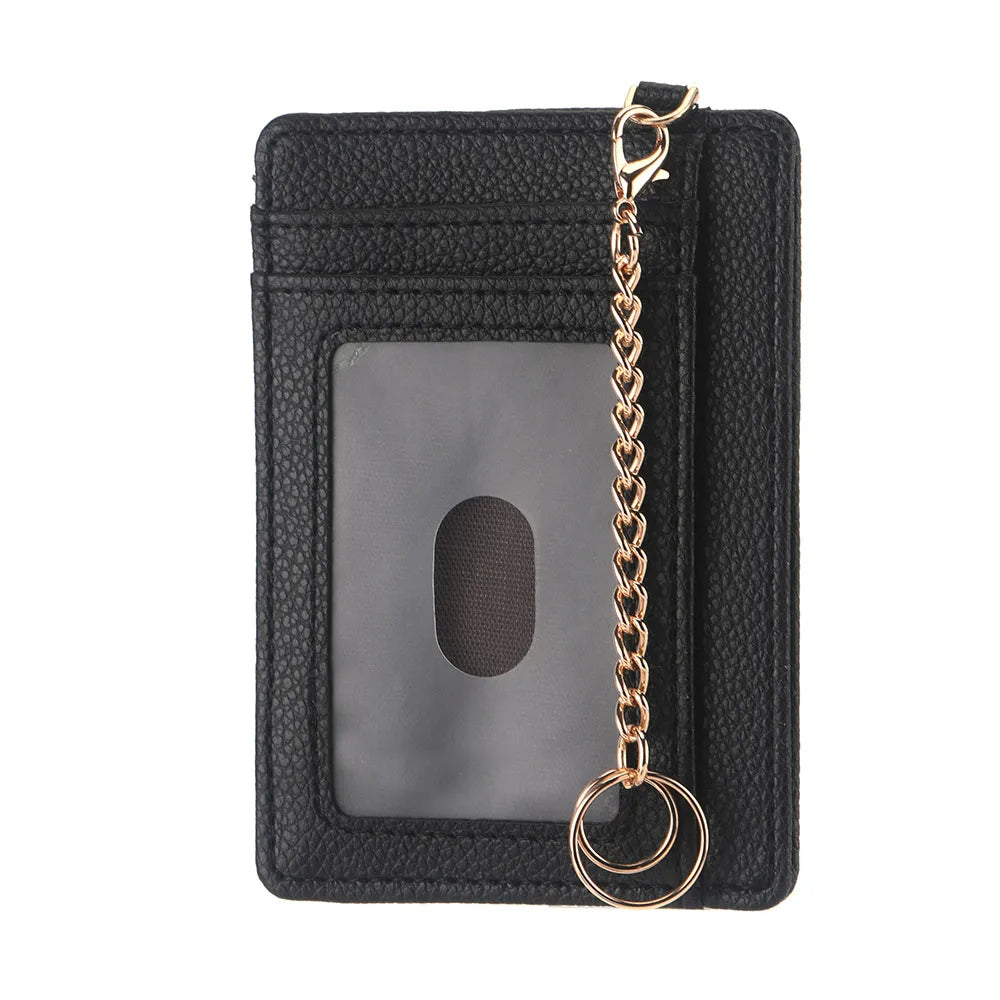 Minimalist And Slender Credit Card Holders And Transparent ID Windows Slim Card Case Wallet Women Men Business Card  Cover