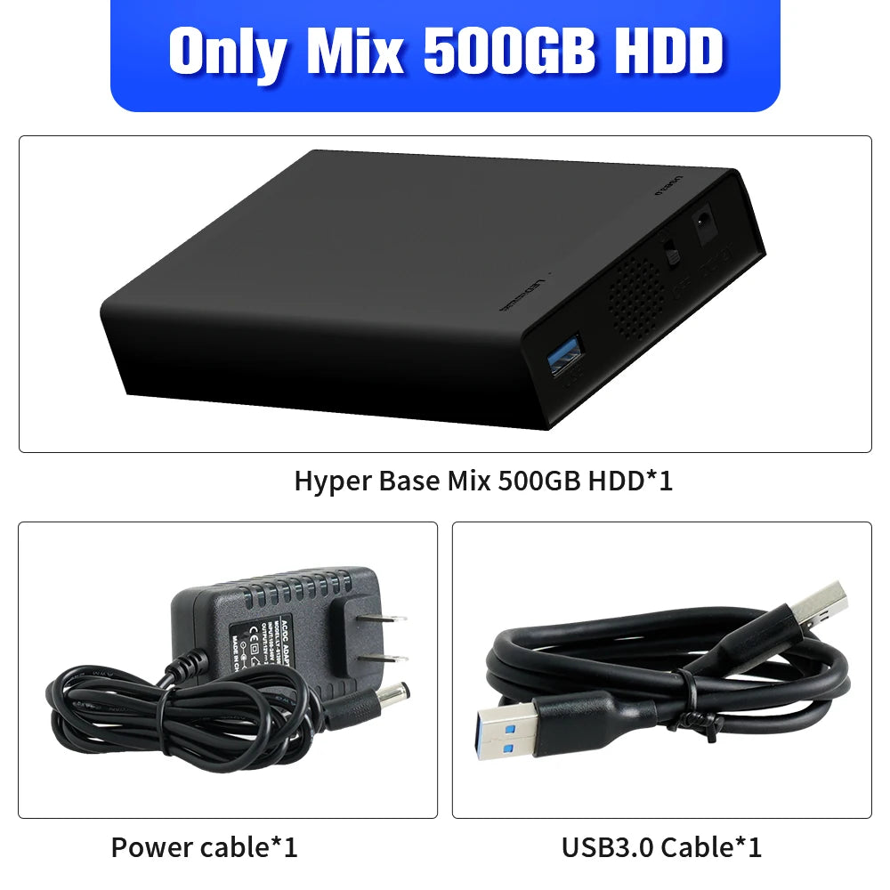 Game Hard Drive&Game Consoles With 38000+ Games For Xbox/PS3/PS2/Gamecube/Wii/Wiiu/Saturn Emulator Consoles Plug&Play For WIN PC