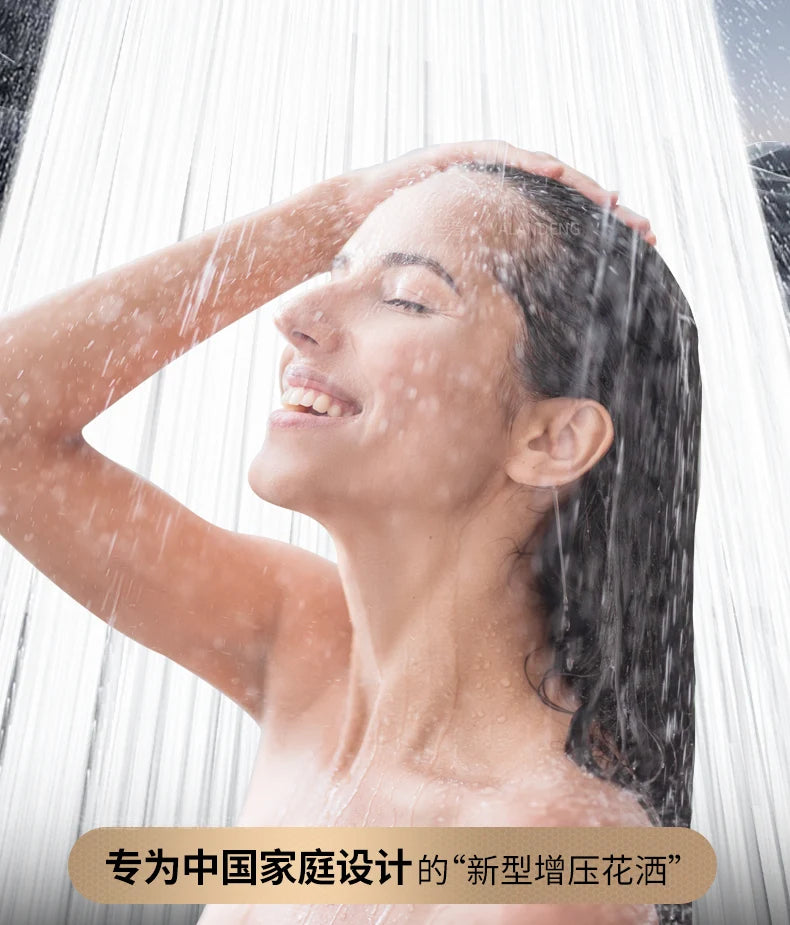 15CM Big Panel High Pressure Shower Head With Filter 3 Modes Large Flow Spray Nozzle Rainfall Shower Faucet Bathroom Accessories